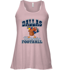 Dallas Thanksgiving Day Funny Turkey Playing Texas Football Premium T Shirt Women's Racerback Tank Women's Racerback Tank - jonhlittlestore88