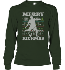 NFL Football SportsTeam Kicker Kickmas Funny Ugly Christmas Xmas Long Sleeve T-Shirt Long Sleeve T-Shirt - jonhlittlestore88