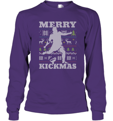 NFL Football SportsTeam Kicker Kickmas Funny Ugly Christmas Xmas Long Sleeve T-Shirt Long Sleeve T-Shirt - jonhlittlestore88