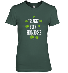 Shake your shamrocks Lucky shamrock Irish St Patrck's day Shirt Women's Premium T-Shirt Women's Premium T-Shirt - jonhlittlestore88