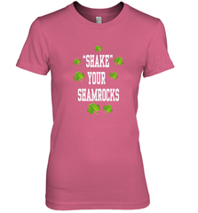 Shake your shamrocks Lucky shamrock Irish St Patrck's day Shirt Women's Premium T-Shirt Women's Premium T-Shirt - jonhlittlestore88