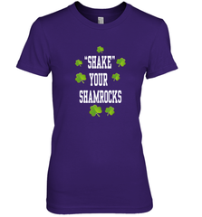 Shake your shamrocks Lucky shamrock Irish St Patrck's day Shirt Women's Premium T-Shirt Women's Premium T-Shirt - jonhlittlestore88