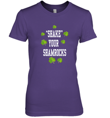 Shake your shamrocks Lucky shamrock Irish St Patrck's day Shirt Women's Premium T-Shirt Women's Premium T-Shirt - jonhlittlestore88