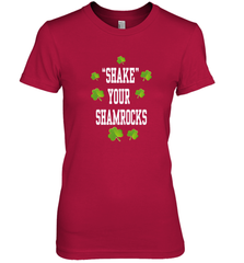 Shake your shamrocks Lucky shamrock Irish St Patrck's day Shirt Women's Premium T-Shirt Women's Premium T-Shirt - jonhlittlestore88
