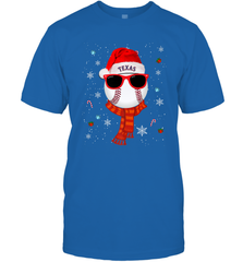 Texas Rangers Logo Christmas Baseball Player Glasses Santa Hat Pajama Gift Men's T-Shirt Men's T-Shirt - jonhlittlestore88