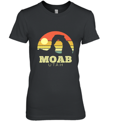 Moab Utah Vintage Sunset Arches Adventure Outdoors Women's Premium T-Shirt