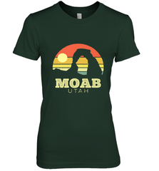 Moab Utah Vintage Sunset Arches Adventure Outdoors Women's Premium T-Shirt Women's Premium T-Shirt - jonhlittlestore88