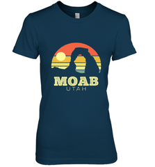 Moab Utah Vintage Sunset Arches Adventure Outdoors Women's Premium T-Shirt Women's Premium T-Shirt - jonhlittlestore88