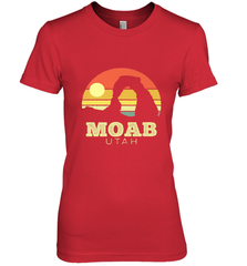 Moab Utah Vintage Sunset Arches Adventure Outdoors Women's Premium T-Shirt Women's Premium T-Shirt - jonhlittlestore88