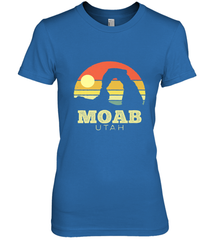 Moab Utah Vintage Sunset Arches Adventure Outdoors Women's Premium T-Shirt Women's Premium T-Shirt - jonhlittlestore88