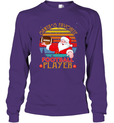 NFL Santa Favorite Football Player Funny Christmas Funny Long Sleeve T-Shirt Long Sleeve T-Shirt - jonhlittlestore88