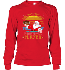 NFL Santa Favorite Football Player Funny Christmas Funny Long Sleeve T-Shirt Long Sleeve T-Shirt - jonhlittlestore88