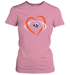 NFL Los Angeles Rams Heart Love Football Women's T-Shirt Women's T-Shirt - jonhlittlestore88