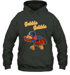 Turkey Football Shirt Funny Thanksgiving Turkey Gobble Gift Hooded Sweatshirt Hooded Sweatshirt - jonhlittlestore88