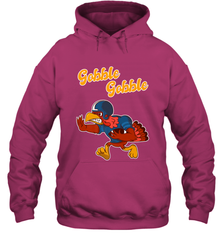 Turkey Football Shirt Funny Thanksgiving Turkey Gobble Gift Hooded Sweatshirt Hooded Sweatshirt - jonhlittlestore88