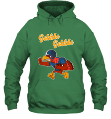Turkey Football Shirt Funny Thanksgiving Turkey Gobble Gift Hooded Sweatshirt Hooded Sweatshirt - jonhlittlestore88