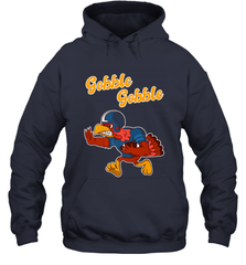 Turkey Football Shirt Funny Thanksgiving Turkey Gobble Gift Hooded Sweatshirt Hooded Sweatshirt - jonhlittlestore88