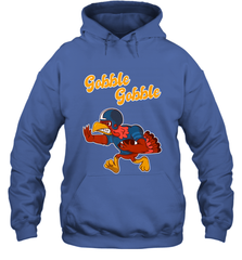 Turkey Football Shirt Funny Thanksgiving Turkey Gobble Gift Hooded Sweatshirt Hooded Sweatshirt - jonhlittlestore88