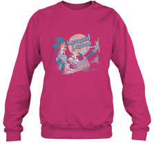 Disney Peter Pan Distressed Mermaid Lagoon Crewneck Sweatshirt Crewneck Sweatshirt - jonhlittlestore88