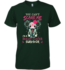 You can't Scare Me I'm Breast Cancer Survivor Elephant Funny Men's Premium T-Shirt Men's Premium T-Shirt - jonhlittlestore88