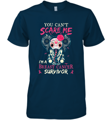 You can't Scare Me I'm Breast Cancer Survivor Elephant Funny Men's Premium T-Shirt Men's Premium T-Shirt - jonhlittlestore88