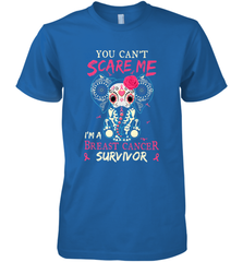 You can't Scare Me I'm Breast Cancer Survivor Elephant Funny Men's Premium T-Shirt Men's Premium T-Shirt - jonhlittlestore88