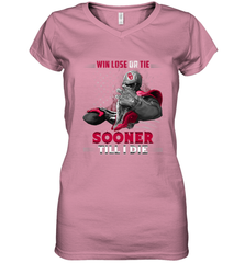 Oklahoma Sooners Win Lose Or Tie Women's V-Neck T-Shirt Women's V-Neck T-Shirt - jonhlittlestore88