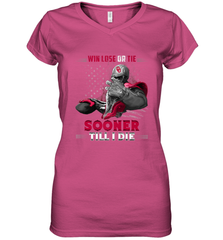 Oklahoma Sooners Win Lose Or Tie Women's V-Neck T-Shirt Women's V-Neck T-Shirt - jonhlittlestore88