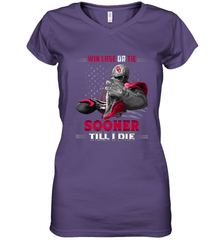Oklahoma Sooners Win Lose Or Tie Women's V-Neck T-Shirt Women's V-Neck T-Shirt - jonhlittlestore88
