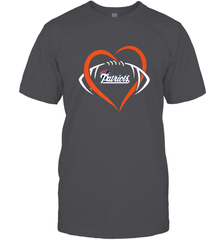 NFL New England Patriots Heart Love Football Men's T-Shirt Men's T-Shirt - jonhlittlestore88