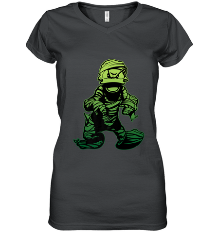 Disney Donald Duck Mummy Halloween Costume Women's V-Neck T-Shirt Women's V-Neck T-Shirt / Black / S Women's V-Neck T-Shirt - jonhlittlestore88