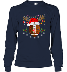 NFL Washington Redskins Football Reindeer Antlers Christmas Funny Gift Long Sleeve T-Shirt