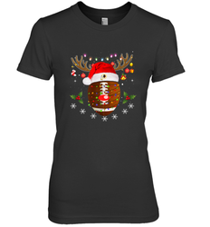 NFL Washington Redskins Football Reindeer Antlers Christmas Funny Gift Women's Premium T-Shirt