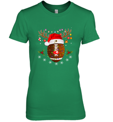 NFL Washington Redskins Football Reindeer Antlers Christmas Funny Gift Women's Premium T-Shirt