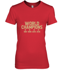 Us women's soccer team win world champions 4 four title 2019 Women's Premium T-Shirt Women's Premium T-Shirt - jonhlittlestore88