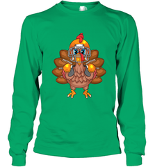 Cool Turkey Football Feathers Funny Thanksgiving Sports Gift Long Sleeve T-Shirt Long Sleeve T-Shirt - jonhlittlestore88