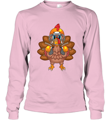 Cool Turkey Football Feathers Funny Thanksgiving Sports Gift Long Sleeve T-Shirt Long Sleeve T-Shirt - jonhlittlestore88