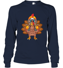 Cool Turkey Football Feathers Funny Thanksgiving Sports Gift Long Sleeve T-Shirt Long Sleeve T-Shirt - jonhlittlestore88