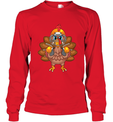 Cool Turkey Football Feathers Funny Thanksgiving Sports Gift Long Sleeve T-Shirt Long Sleeve T-Shirt - jonhlittlestore88
