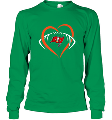 NFL Tampa Bay Buccaneers Heart Love Football Long Sleeve T-Shirt Long Sleeve T-Shirt - jonhlittlestore88