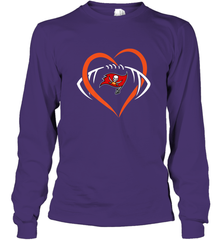 NFL Tampa Bay Buccaneers Heart Love Football Long Sleeve T-Shirt Long Sleeve T-Shirt - jonhlittlestore88