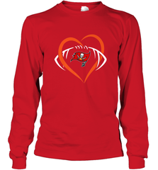 NFL Tampa Bay Buccaneers Heart Love Football Long Sleeve T-Shirt Long Sleeve T-Shirt - jonhlittlestore88