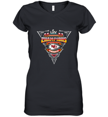Champions Kansas City Chiefs NFL Women's V-Neck T-Shirt Women's V-Neck T-Shirt - jonhlittlestore88
