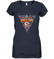 Champions Kansas City Chiefs NFL Women's V-Neck T-Shirt Women's V-Neck T-Shirt - jonhlittlestore88