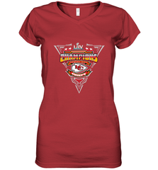 Champions Kansas City Chiefs NFL Women's V-Neck T-Shirt Women's V-Neck T-Shirt - jonhlittlestore88