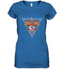 Champions Kansas City Chiefs NFL Women's V-Neck T-Shirt Women's V-Neck T-Shirt - jonhlittlestore88