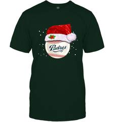 San Diego Padres Baseball Ball Christmas Santa Hat Xmas Sport Funny Snow Men's T-Shirt Men's T-Shirt - jonhlittlestore88