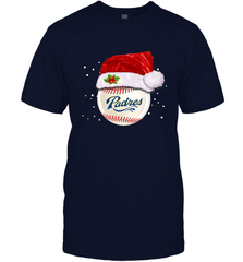 San Diego Padres Baseball Ball Christmas Santa Hat Xmas Sport Funny Snow Men's T-Shirt Men's T-Shirt - jonhlittlestore88