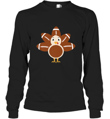 Funny Football Turkey Fall Thanksgiving Football Long Sleeve T-Shirt Long Sleeve T-Shirt - jonhlittlestore88