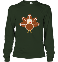 Funny Football Turkey Fall Thanksgiving Football Long Sleeve T-Shirt Long Sleeve T-Shirt - jonhlittlestore88